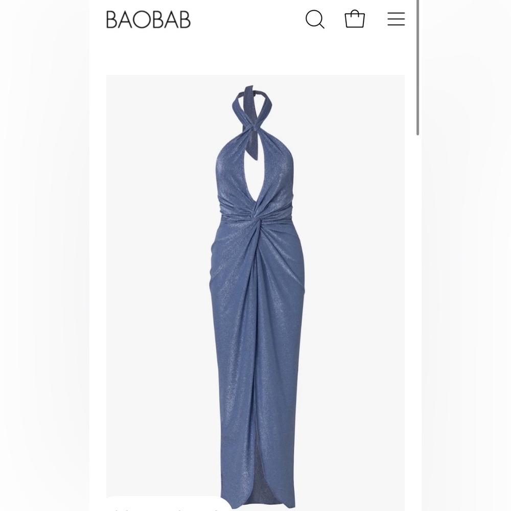 NWT Baobab Linus Dress is Starry Blue